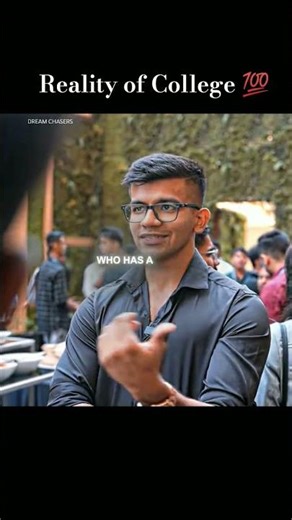 Reality of college 💯🤯 #collegelife #shortsviral #millionaire