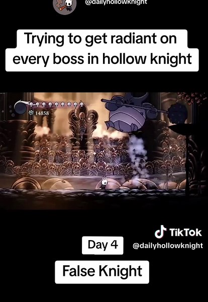 Radiant Boss Challenges in Hollow Knight - Day 4