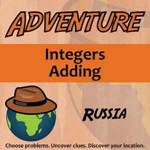 Adding Integers Activity - Printable & Digital Worksheet - Russia Adventure