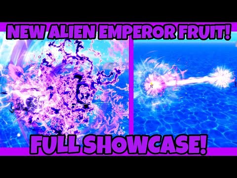 New Alien Emperor Fruit Showcase One Fruit Simulator DBZ UPDATE!