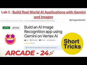 Build an AI Image Recognition app using Gemini on Vertex AI | bb-ide-genai-001 | Arcade 2024