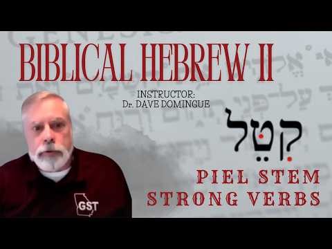 Piel Stem in Biblical Hebrew | Intensive Action & Psalm 51 Explained