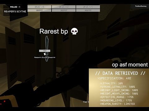 Decaying Winter Reaper's Scythe Demonstration