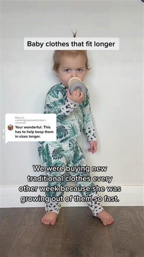 Bamboo Baby Clothes for Growing Babies | Stretchy and Comfortable