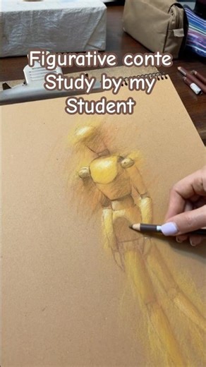 Advanced figure drawing session…#visualization #myart #artstudent #drawing #painting #paintet