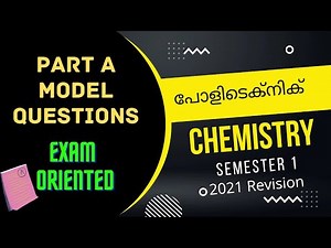 Polytechnic | Chemistry-PartA | semester 1|2021 rev | Exam oriented | Important explained questions