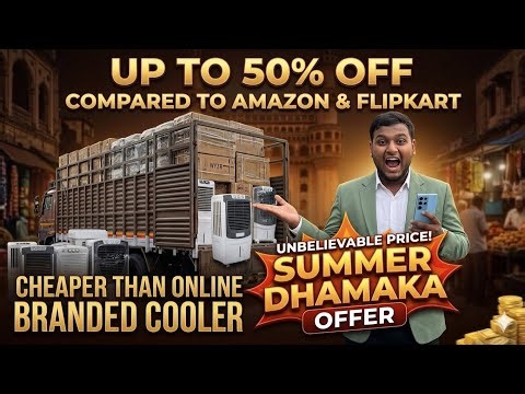 Biggest Air Cooler Wholesale Market in Hyderabad | Lowest Price Guaranteed#2026 #aircooler
