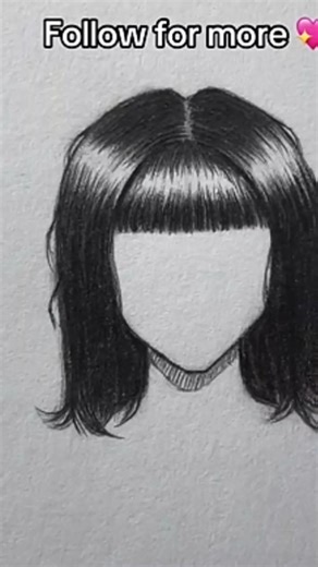 Easy way to Draw hair ✨ #tutorial #howtodraw #easydrawing #shortvideo #shorts