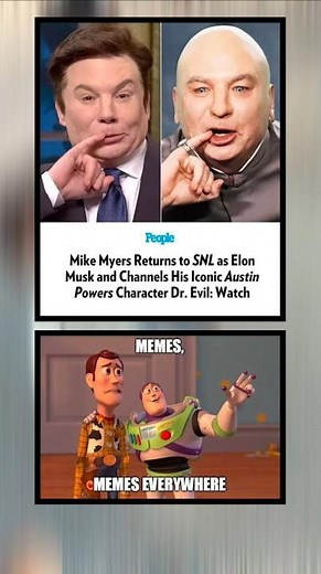 Mike Myers as Elon Musk 😂 | Dr Evil Returns | Viral Meme#memes #trending #funny #funnymemes #comedy