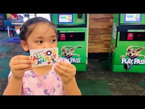 Chuck E. Cheese 45 Minutes ALL YOU CAN PLAY GAMES 2022 FULL VLOG! ♥️