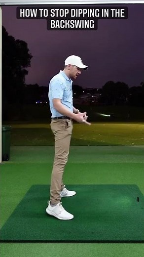 How to Stop Dipping in The Backswing