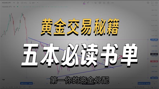 【11.8黄金技术分析】从交易小白到大师，五本必读书单