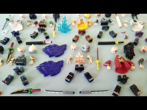 DEMON SLAYER KIMETSU NO YAIBA MINIFIGURE | Zenitsu vs kaigaku | unofficial lego