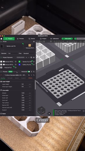 Skylake Labs on Instagram: "How to create a Multiboard stack in Bambu Studio 🥞 @thangs3d @overture3dfilament #multiboard #3dprinting #bambulab #p1s #timelapse #multibin #howto #tutorial"