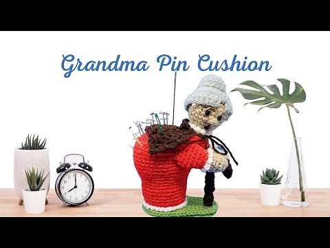 Crocheted Grandma Pin Cushion: The Cutest Way To Keep Your Pins Safe!