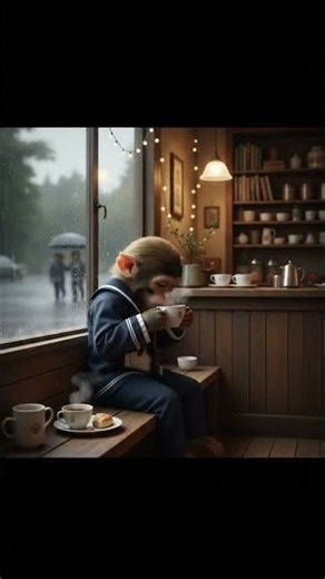 The girl monkey cheats on her boyfriend friend and roaming with another boy...#ai #monkey #anime