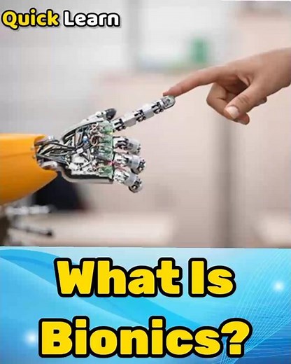 "Bionics Explained: The Future of Technology" | Quick Learn #shorts