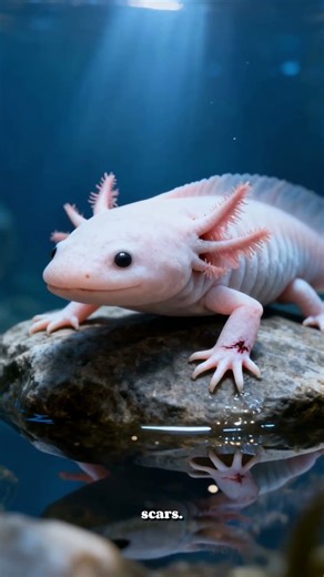 Inside the Axolotl’s Extraordinary Healing Power”#uniquefacts #education
