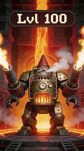 Garden gnome evolution from ceramic statue to cosmic deity #evolution #fantasy #animation