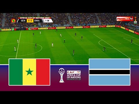 SENEGAL vs BOTSWANA - Africa Cup of Nations 2025 | Full Match All Goals | Pes 21 Gameplay