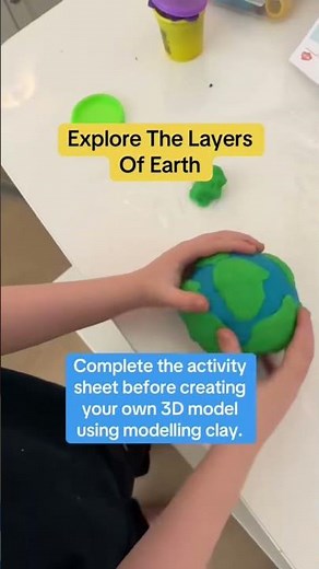 Watch This 👀 Layers Of The Earth Model For Kids 🌍