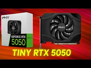 Smallest RTX 5050 GPU With Only 1 Fan.