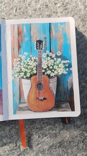 musical instrument 🎸...##art #painting #shorts #trending