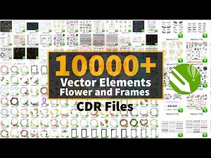 10000+ Vector Elements And Frames In CDR Files |Sheri Sk| |Corel Draw Templates Download|