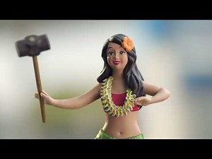 Arco Hannah wants to break the car piggy bank Ad commercial