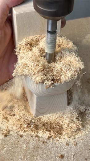 🪠 How to unclog a wooden toilet 😅 #brikologik #woodworking #maker