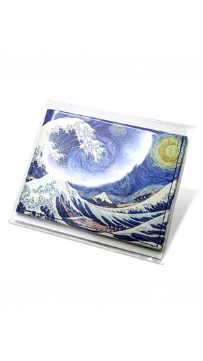 🌟 Stylish simplicity with everyday utility — the Starry Wave Billfold Dynomighty Billfold brings celestial vibes to your daily carry 💫. | mighty wallet®