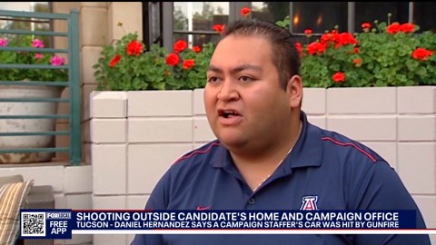 Shooting outside AZ congressional candidate's home