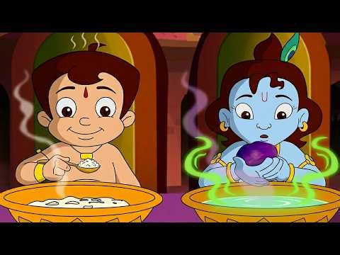 Chhota Bheem aur Krishna - khane mein kya hai.? | Yuvaraja Arrenge the Dawat | Cartoons for Kids