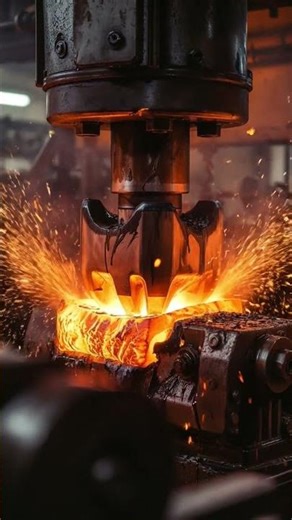 Metal Stamping Process.. #shorts