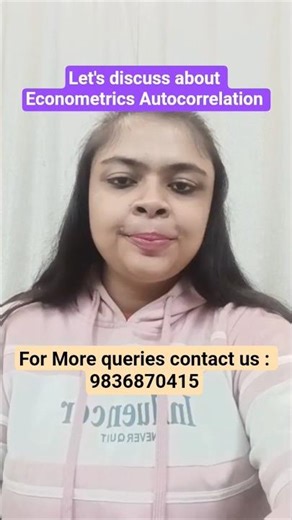 Econometrics Autocorrelation Explained | Meaning, Causes & Tests #Econometrics #RegressionShorts