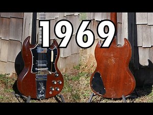 1969 gibson sg standard walnut