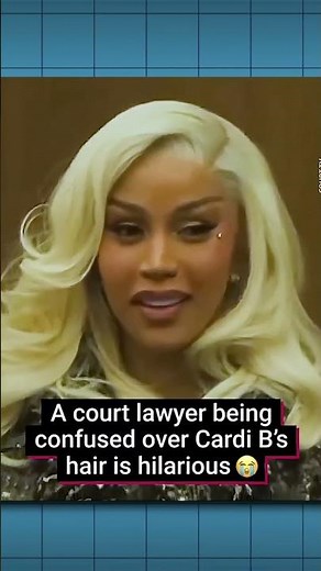 Cardi’s wigs has the attorney baffled 🥴 Objection! Relevancy 😒 #cardib