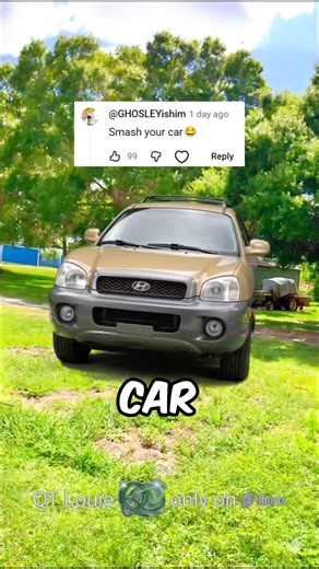 SMASHING My CAR!? 😱🚗 #MrBeast #Viral #Comedy