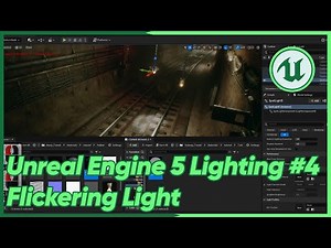 Unreal Engine 5 Lighting #4 Flickering Light