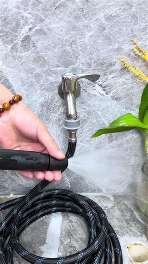 Household stainless steel one-in-two-out dual control angle valve faucet three way diverter