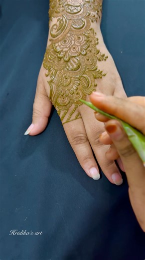 13K views · 102 reactions | Heavy long string tutorial  | Hridika's Art | Facebook