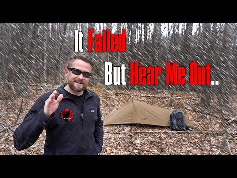 NOT What I Expected To Happen - Snugpak Ionosphere Rain Test - Test Night Series