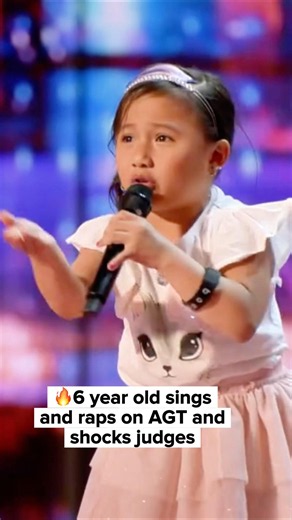 🔥6 year old Zoe Erianna shocks judges when she sing and raps on AGT #agt #talented #talentedkids