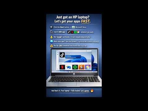 How To Download Apps on HP Laptop (Windows 11