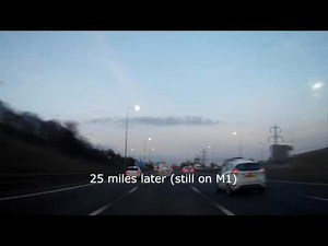 Confusing Motorway Signals on M1