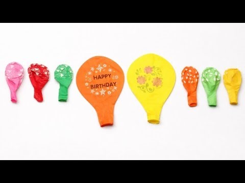 “10 Types of Balloons for Birthday Decoration 🎈 Party Balloon Collection”