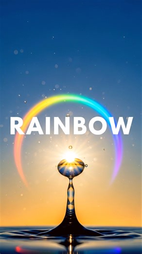 What causes a rainbow to form