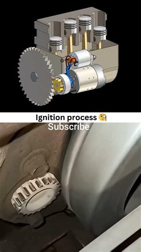 Ignition Process in Engine 🔥 3D Animation Explained!