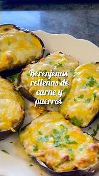Super creamy and cheesy stuffed eggplants. #youtubeshorts #recipes #eggplants #gratin