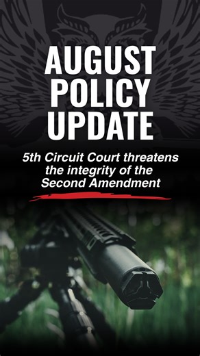 2K views · 31 reactions | The recent 5th Circuit Court ruling undermined our Second Amendment rights. Any way you look at it, the NFA is unconstitutional and should be treated as such. We hope the court revisits the case en banc. Watch our full policy update on YouTube. | American Suppressor Association | Facebook